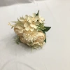 In the living room, there are six artificial flowers for wedding decoration, featuring peonies and chrysanthemums Specification image